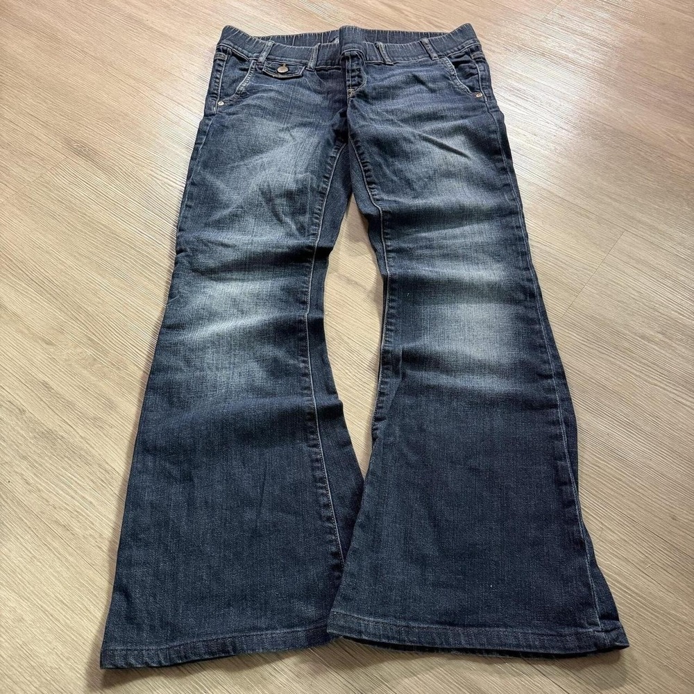 32x30 Faded Blue Bootcut Flared Jeans Y2K Indie 2000s